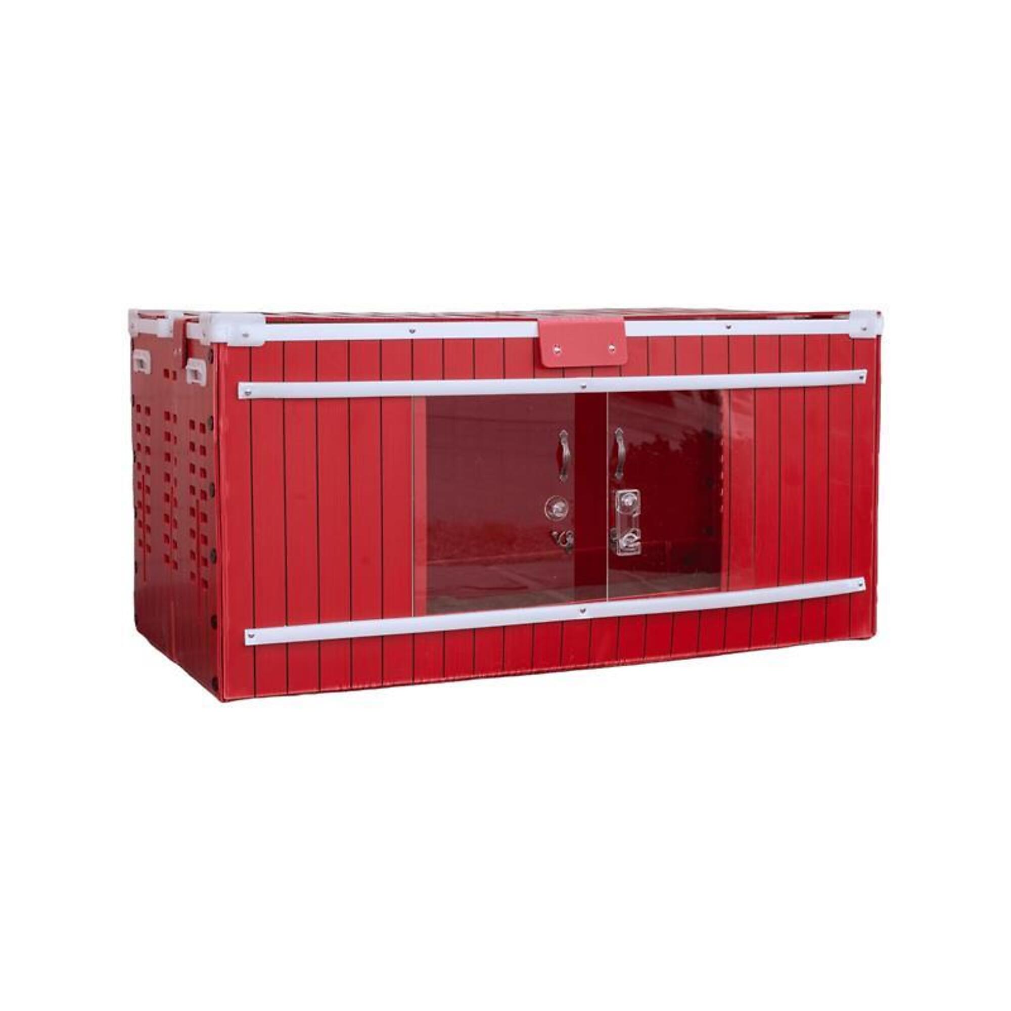 RentACoop, Big Red Barn Chick Brooder with Absorbent Hatchling Liners, Jute Liner, LED Light, Security Latch, Model# PL-BROD-LRGE